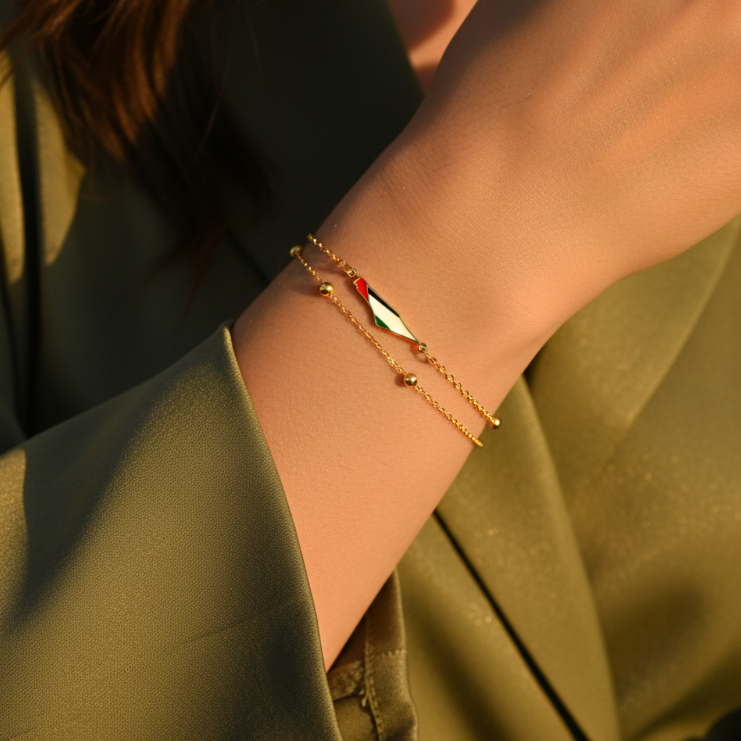 Bracelet carte Palestine