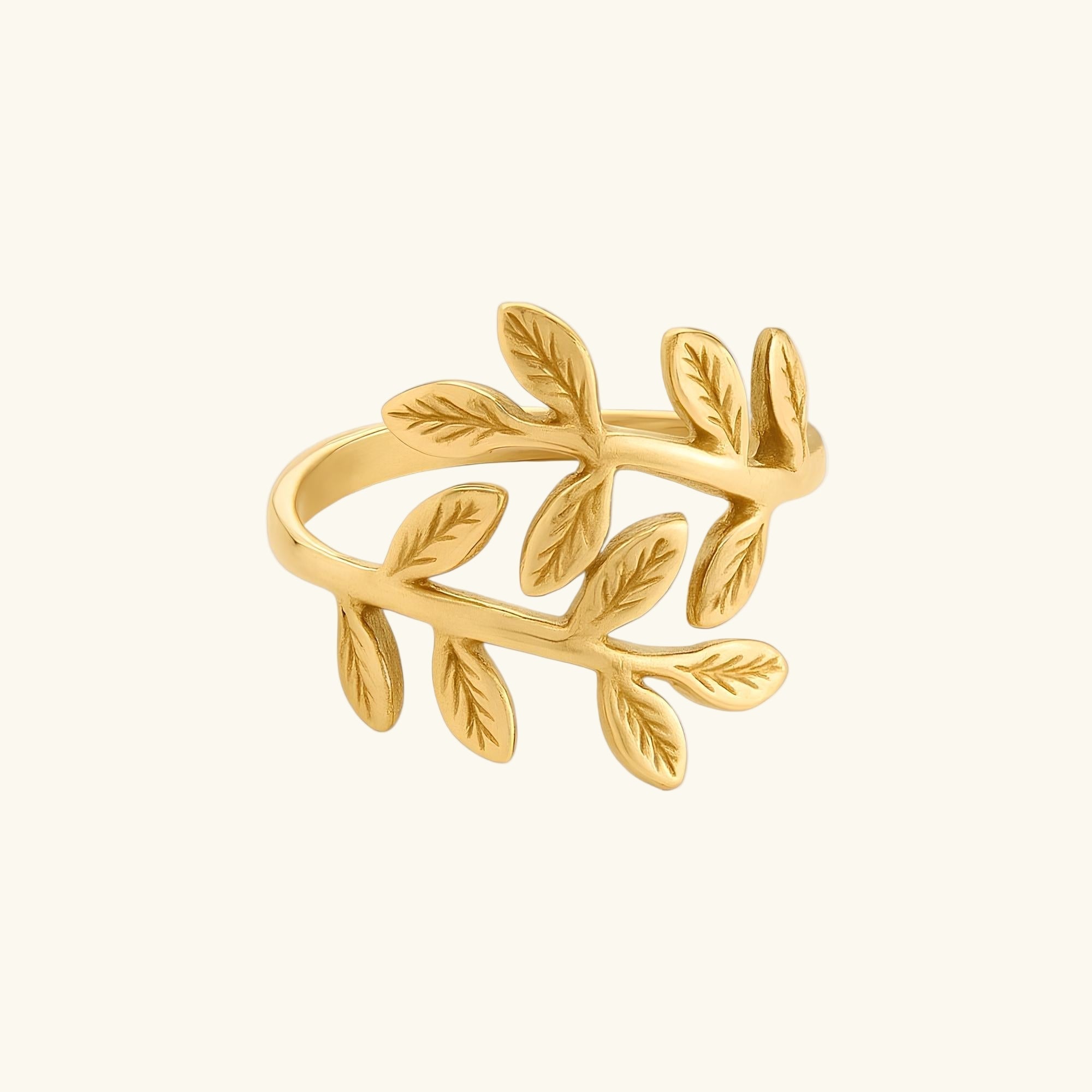 Anneau de feuille d'olivier Palestine