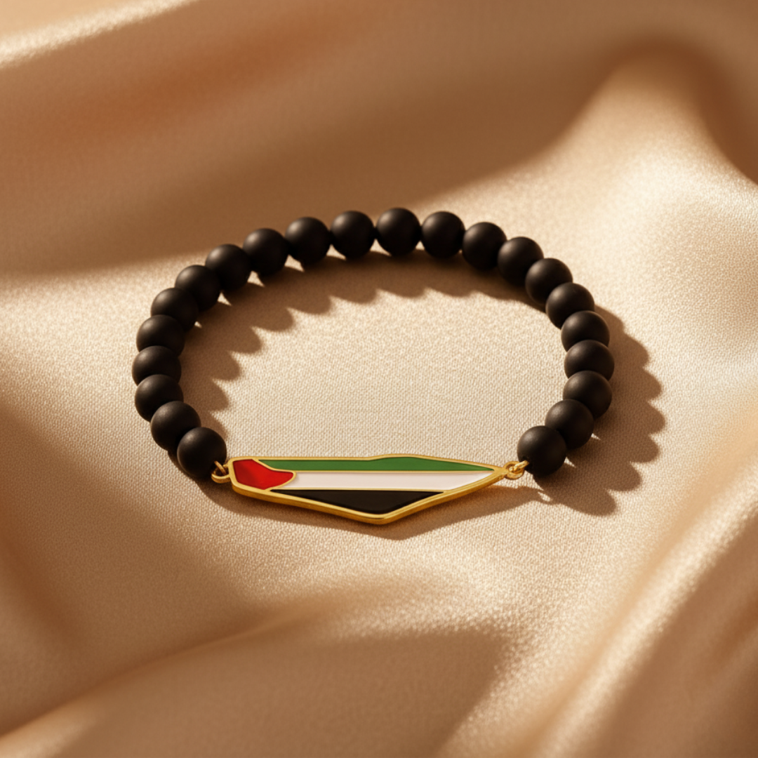 Bracelet de perles Palestine