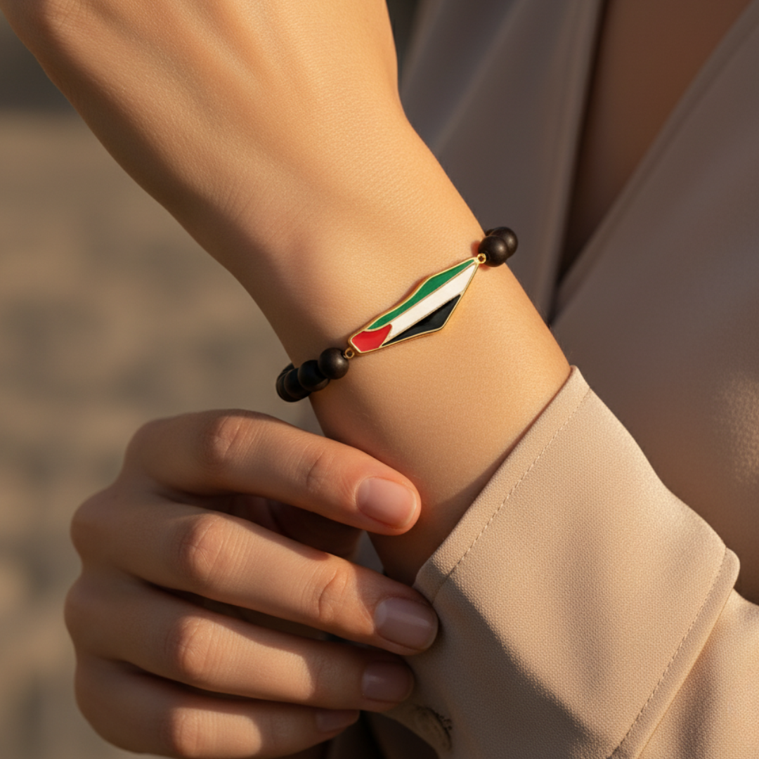 Bracelet de perles Palestine